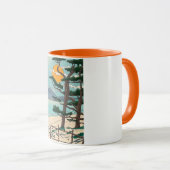 Mug Oiseau chanteur de matinée (Devant droit)