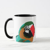 Mug Oiseau coloré par le perroquet (Gauche)
