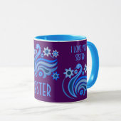 MUG OISEAU CRÉATIF POUR CADEAU PÈRE (Devant droit)