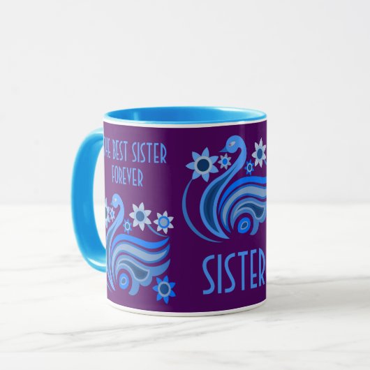 MUG OISEAU CRÉATIF POUR CADEAU PÈRE (Devant gauche)