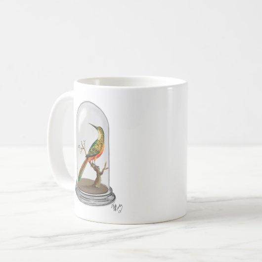 Mug Oiseau Dans Bell Jar (Devant gauche)