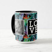Mug Oiseau d'aquarelle de l'AMOUR du paradis | avec (Devant gauche)