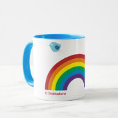 Mug Oiseau d'arc-en-ciel d'ODEUR DE RENFERMÉ (Devant gauche)