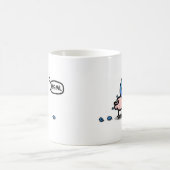 Mug Oiseau de bleu de gazouillement de #FML (Centre)