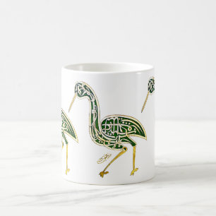 Mug Oiseau de calligraphie (cigogne)