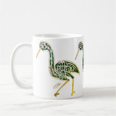 Mug Oiseau de calligraphie (cigogne) (Gauche)