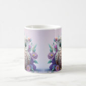 Mug Oiseau de Chouette blanche imprimé 3D (Centre)