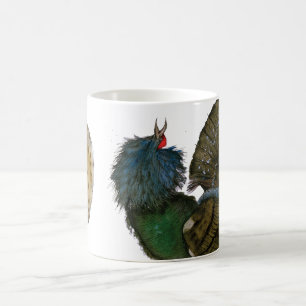 Mug oiseau de coq de bruyière avec l'oeuf, fernandes