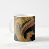 Mug Oiseau de coq d'or Classique japonais Antique (Devant gauche)