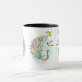 Mug Oiseau de couleur cool (Centre)