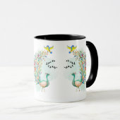 Mug Oiseau de couleur cool (Devant droit)