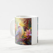 Mug Oiseau de fantaisie Perruche à aile iridescente (Devant gauche)