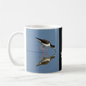 Mug Oiseau de fond Calme Réflexion de l'eau Photo Côti (Gauche)