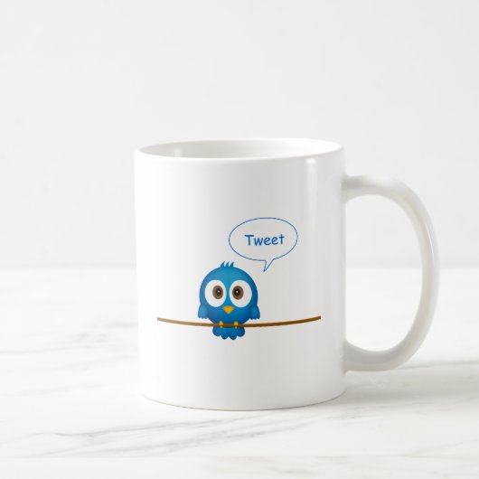 Mug Oiseau de gazouillement (Droite)