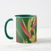 Mug Oiseau de Heliconica du paradis rouge jaune (Gauche)