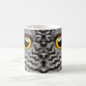 Mug Oiseau de hibou Yeux de café Mug, Coupe (Centre)