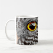 Mug Oiseau de hibou Yeux de café Mug, Coupe (Gauche)