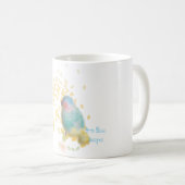 Mug Oiseau de l'amour bleu (Devant droit)