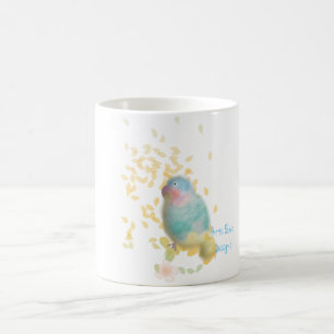 Mug Oiseau de l'amour bleu
