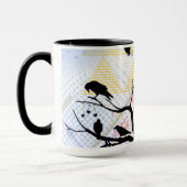 Mug Oiseau de même plumage soyez unique ensemble (Gauche)