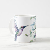Mug Oiseau de mer Beauté florale (Devant gauche)