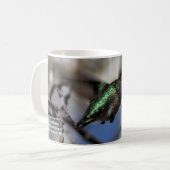 Mug Oiseau de mer féminin dans un palmier (Devant gauche)