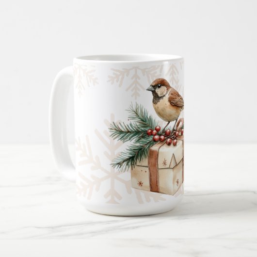Mug Oiseau de Noël (Devant gauche)