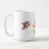 Mug Oiseau de paradis et colibri en aquarelle (Gauche)