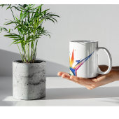 Mug Oiseau de paradis et colibri en aquarelle