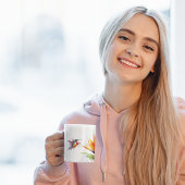Mug Oiseau de paradis et colibri en aquarelle