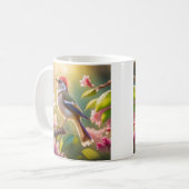 Mug Oiseau de Paruline Imaginaire à tête rouge (Devant gauche)