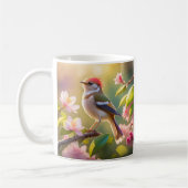 Mug Oiseau de Paruline Imaginaire à tête rouge (Gauche)
