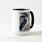 Mug Oiseau de pingouin mignon animal noir eau blanche (Devant droit)
