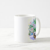 Mug Oiseau de poule dans la boue d'arbre (Devant droit)