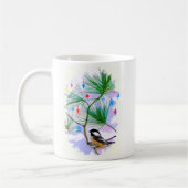 Mug Oiseau de poule dans la boue d'arbre (Gauche)
