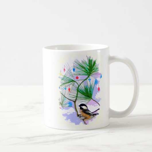 Mug Oiseau de poule dans la boue d'arbre (Droite)