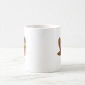 Mug Oiseau de Robin dans un casquette de Père Noël (Centre)