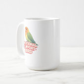 Mug Oiseau de soutien émotionnel Inséparable (Devant gauche)