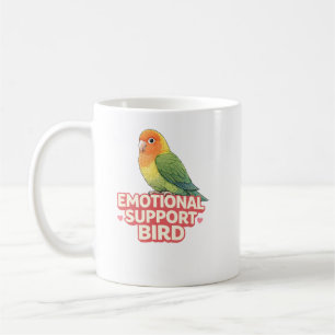 Mug Oiseau de soutien émotionnel Inséparable