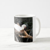 Mug Oiseau de spatule sur le nid en Espagne (Devant droit)