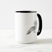 Mug Oiseau de style (Devant droit)