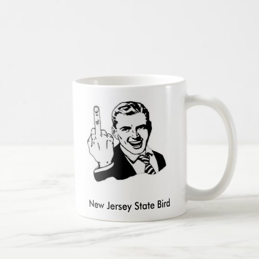 Mug Oiseau d'état de New Jersey (Droite)
