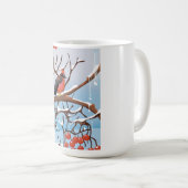 Mug oiseau d'hiver (Devant droit)