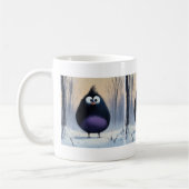 Mug Oiseau d'hiver comique (Gauche)