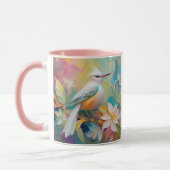 Mug Oiseau d'Imaginaire tourbé d'or (Gauche)