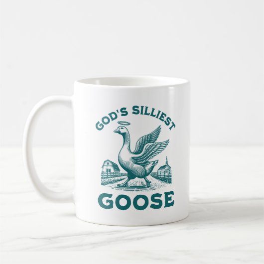 Mug Oiseau d'Oie le plus malade de Dieu, sarcastique a (Gauche)