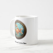 Mug Oiseau d'or à l'intérieur d'un trou (Devant gauche)
