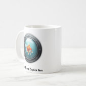 Mug Oiseau d'or à l'intérieur d'un trou (Devant gauche)