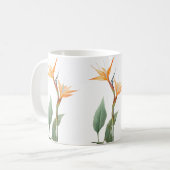 Mug Oiseau du dessin du paradis (fleur) (Devant gauche)