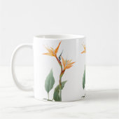 Mug Oiseau du dessin du paradis (fleur) (Gauche)